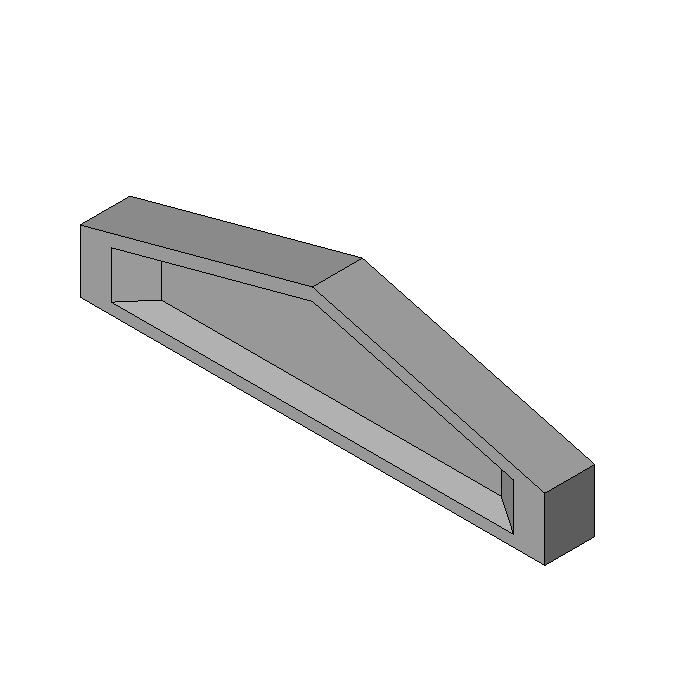 Крепление балки к колонне (гнутая пластина) () | Tekla User Assistance